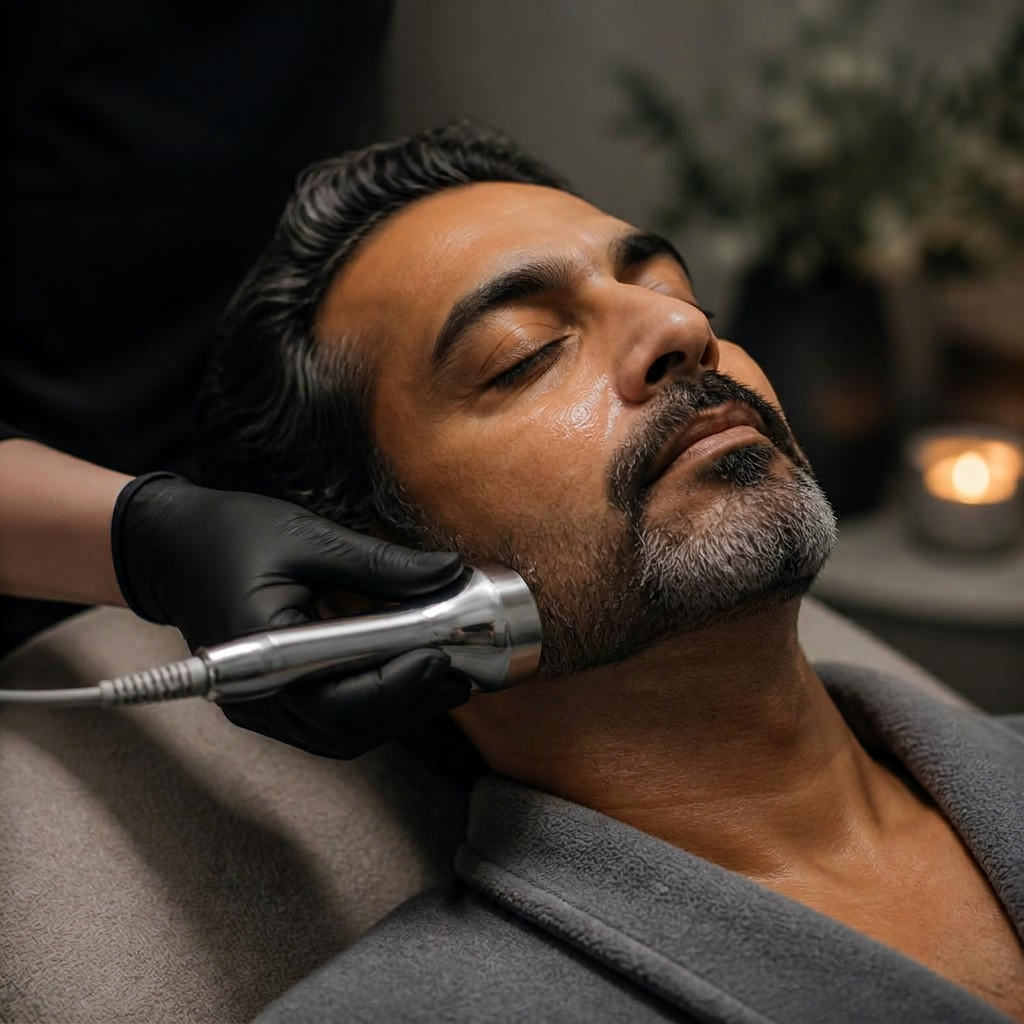 Laser hair removal treatment at Radiance Med Spa