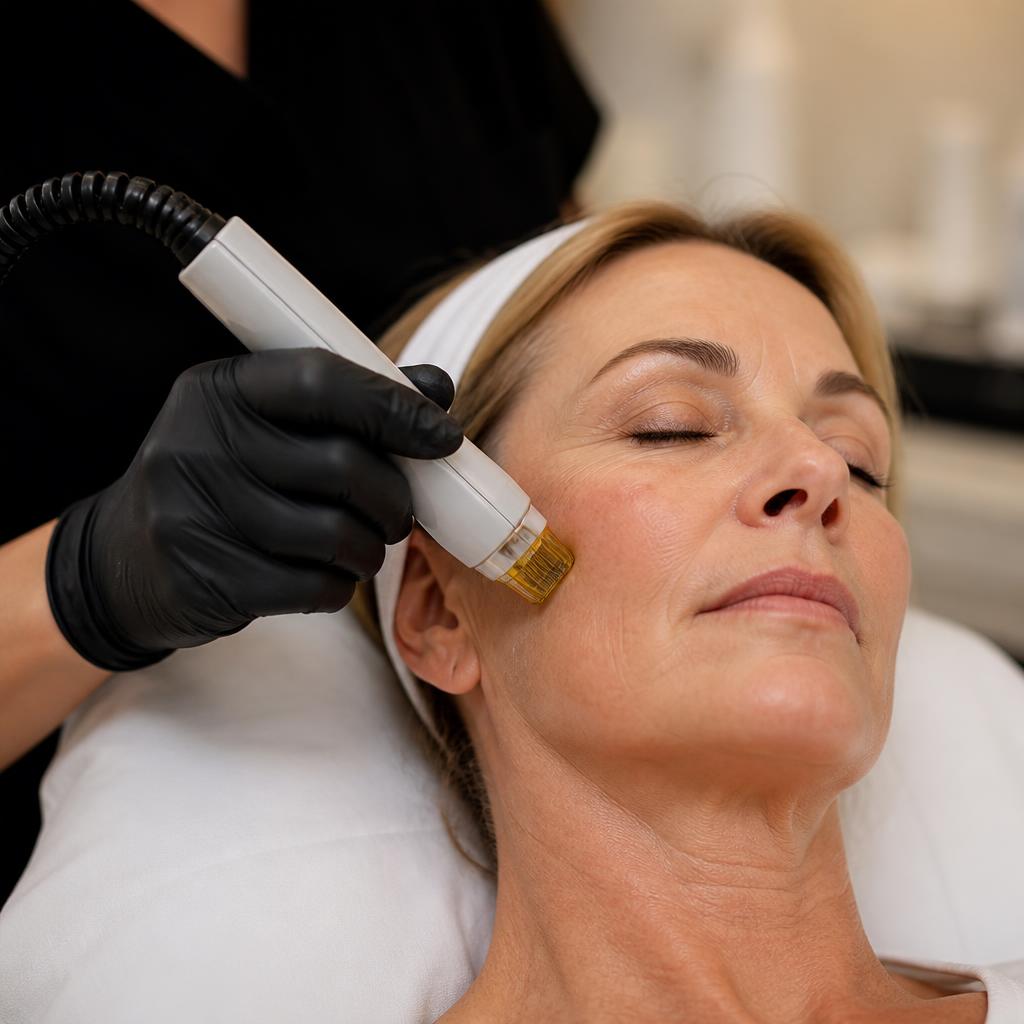 RF microneedling treatment at Radiance Med Spa